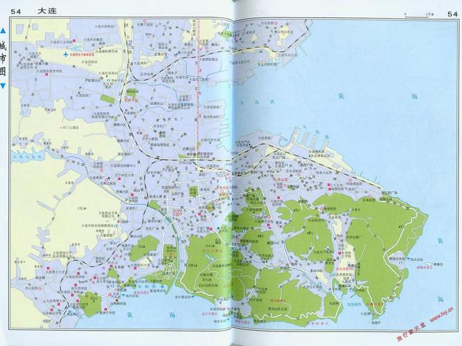 大连市地图高清版大图-大连市地图高清版大图 全图