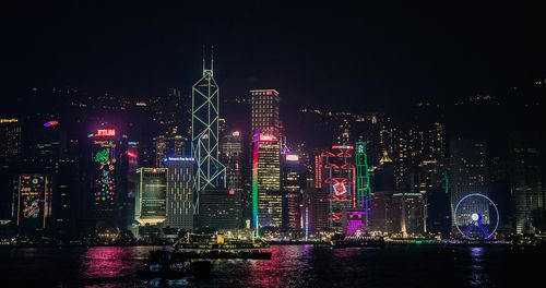 维多利亚港夜景图片_维多利亚港夜景图片高清